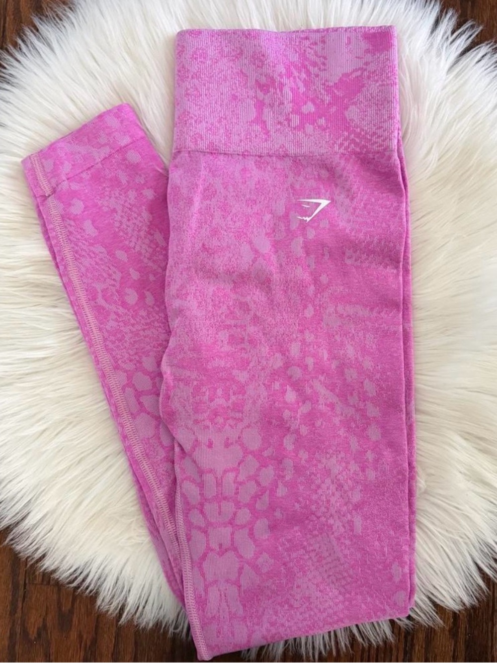 Gymshark Women’s Pink Seamless High-Waist Jeggings
